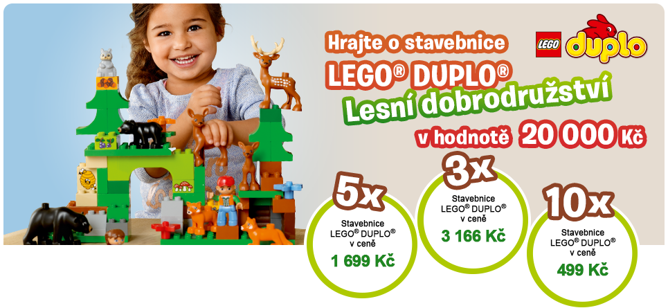 Hrajte o stavebnice LEGO® DUPLO®